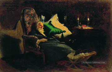 llya Repin œuvres - mort de Fedor Chizhov 2 1877 Ilya Repin